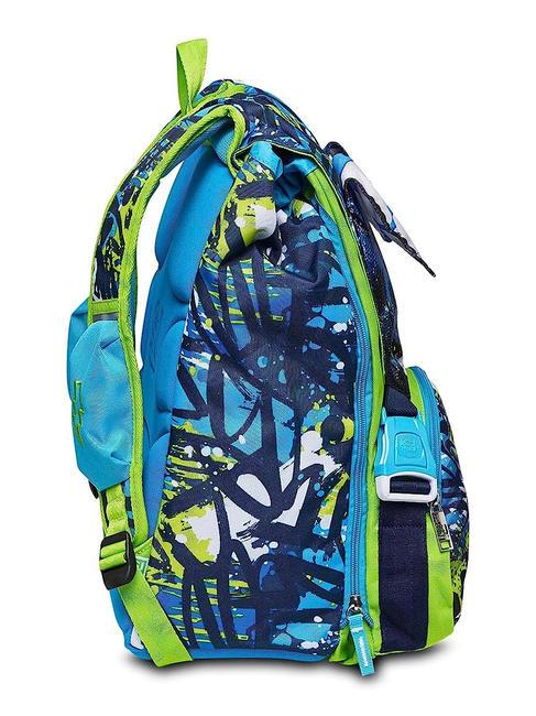 DRAGGHY BOY Zaino grande espandibile acid green - Zaini Scuola & Tempo Libero