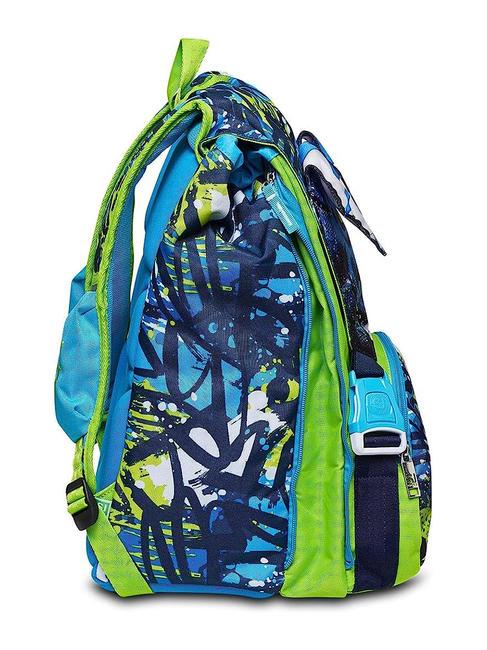 DRAGGHY BOY Zaino grande espandibile acid green - Zaini Scuola & Tempo Libero