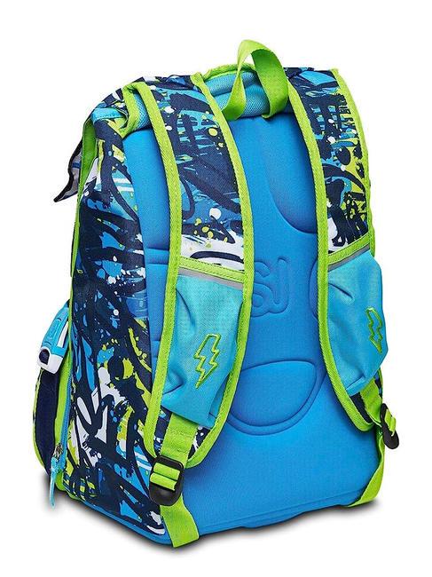 DRAGGHY BOY Zaino grande espandibile acid green - Zaini Scuola & Tempo Libero