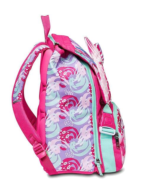 SEA BEAUTY Zaino grande espandibile raspberry rose - Zaini Scuola & Tempo Libero