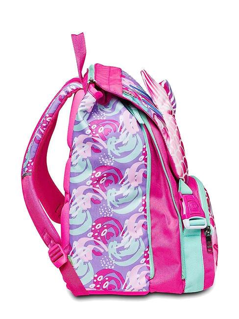 SEA BEAUTY Zaino grande espandibile raspberry rose - Zaini Scuola & Tempo Libero