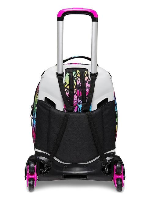 COLOUR EXPRESSION JACK Zaino trolley sganciabile, doppio zaino RHODAMINE RED - Zaini con carrello