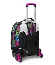 SEVEN COLOUR EXPRESSION JACK Zaino trolley sganciabile, doppio zaino RHODAMINE RED - Zaini con carrello - 7