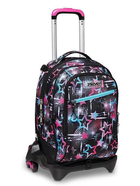 LIQUID PAINT JACK Zaino Trolley Sganciabile, 3 ruote pirablack - Zaini con carrello