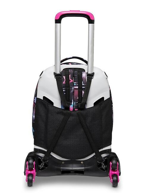 LIQUID PAINT JACK Zaino Trolley Sganciabile, 3 ruote pirablack - Zaini con carrello