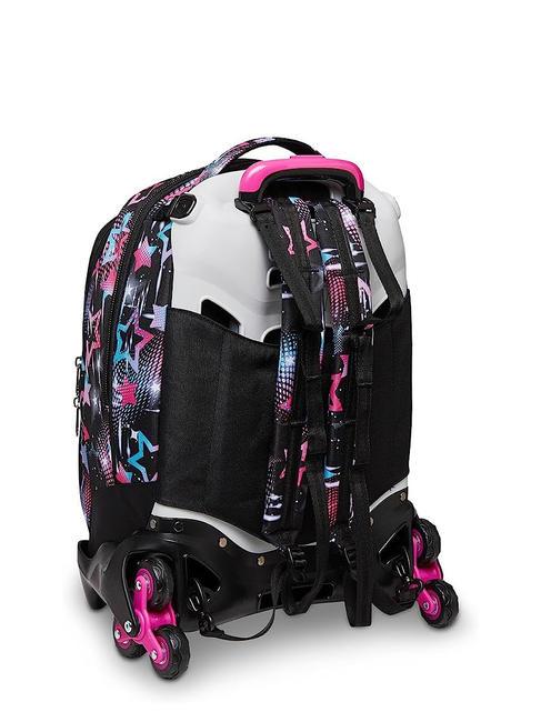 LIQUID PAINT JACK Zaino Trolley Sganciabile, 3 ruote pirablack - Zaini con carrello