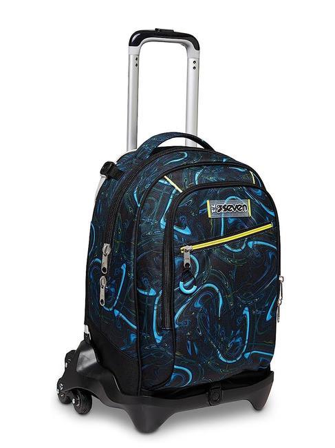 LED BALLOON JACK Zaino Trolley Sganciabile, 3 ruote bluebell turquoise - Zaini con carrello