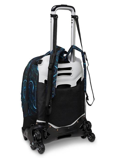 LED BALLOON JACK Zaino Trolley Sganciabile, 3 ruote bluebell turquoise - Zaini con carrello