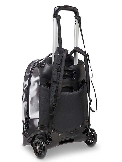 NEW PLUG FANTASY Zaino Trolley Sganciabile, 2 ruote shade black - Zaini con carrello