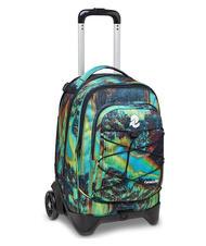 INVICTA NEW PLUG FANTASY Zaino Trolley Sganciabile, 2 ruote digital blue - Zaini con carrello - 3