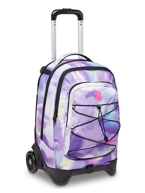 NEW PLUG FANTASY Zaino Trolley Sganciabile, 2 ruote shade pastel - Zaini con carrello