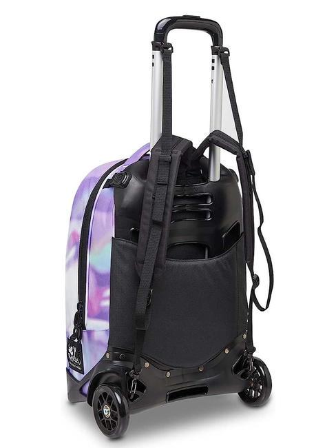 NEW PLUG FANTASY Zaino Trolley Sganciabile, 2 ruote shade pastel - Zaini con carrello