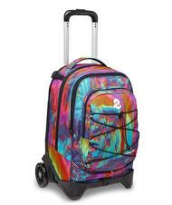 INVICTA NEW PLUG FANTASY Zaino Trolley Sganciabile, 2 ruote digital multicolor - Zaini con carrello - 3