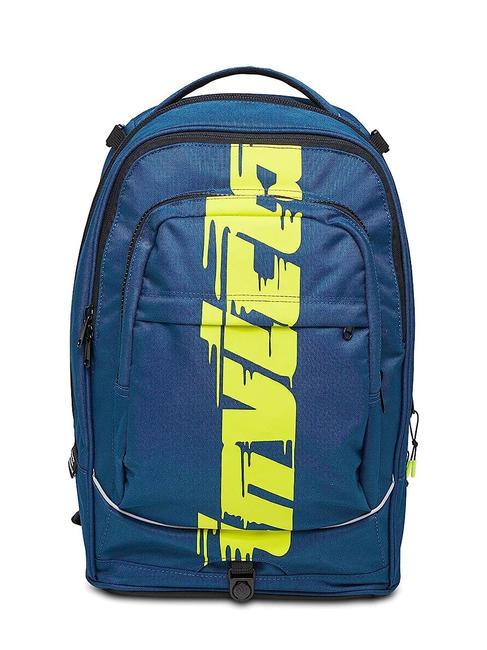 NEW PLUG LOGO Zaino Trolley Sganciabile, 2 ruote trunavy - Zaini con carrello