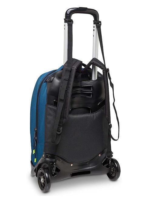 NEW PLUG LOGO Zaino Trolley Sganciabile, 2 ruote trunavy - Zaini con carrello