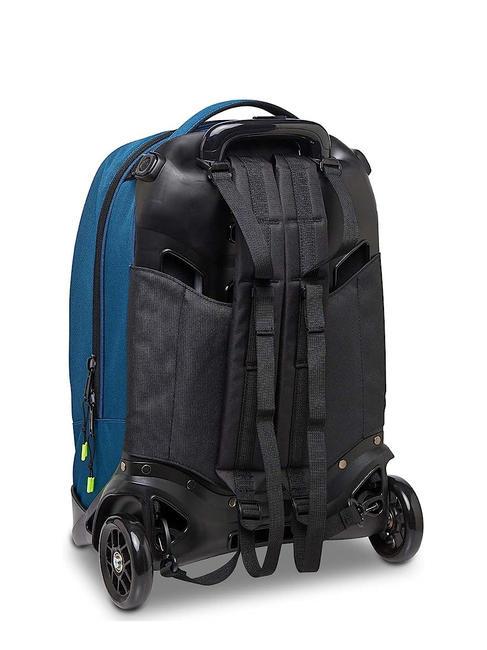 NEW PLUG LOGO Zaino Trolley Sganciabile, 2 ruote trunavy - Zaini con carrello