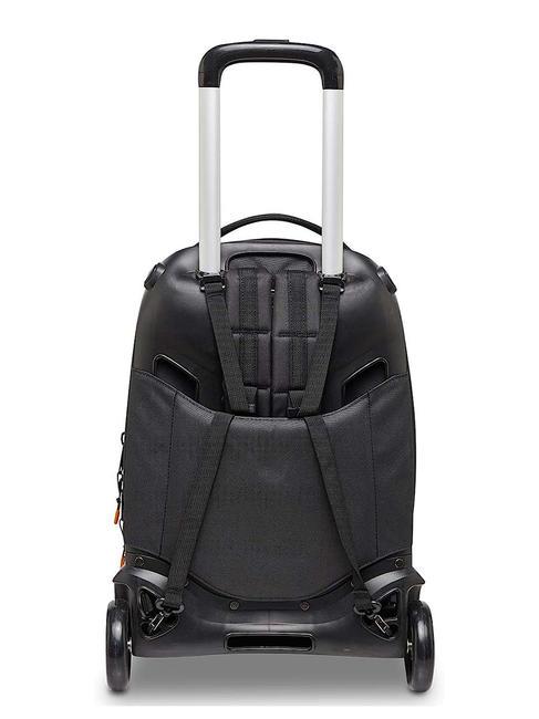NEW PLUG LOGO Zaino Trolley Sganciabile, 2 ruote Nero - Zaini con carrello