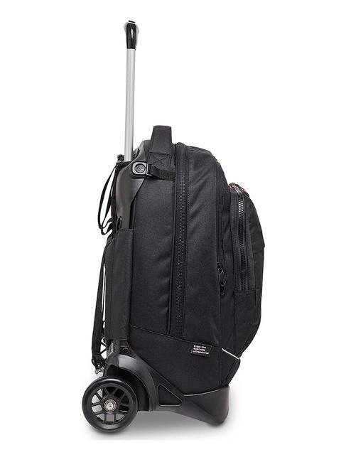 NEW PLUG LOGO Zaino Trolley Sganciabile, 2 ruote Nero - Zaini con carrello