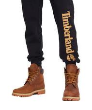 TIMBERLAND LINEAR LOGO REGULAR Pantaloni jogger black/wheat boot - Tute sportive Uomo - 4