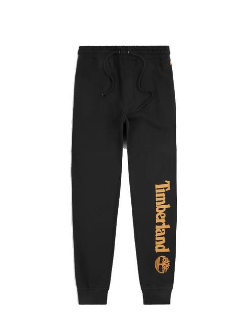 LINEAR LOGO REGULAR Pantaloni jogger black/wheat boot - Tute sportive Uomo