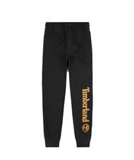TIMBERLAND LINEAR LOGO REGULAR Pantaloni jogger black/wheat boot - Tute sportive Uomo - 5