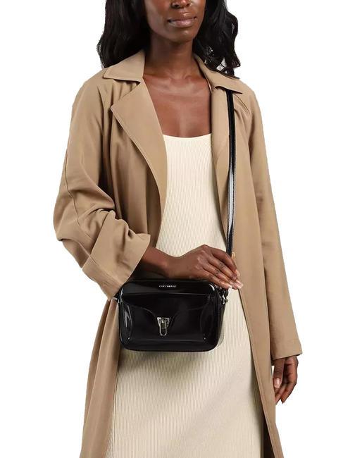 BEAT SHINY Borsa a tracolla in pelle Nero - Borse Donna