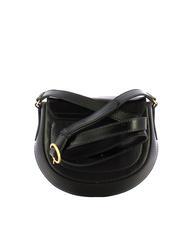 THE BRIDGE BETTINA Mini Bag a tracolla, in pelle Nero Oro - Borse Donna - 3