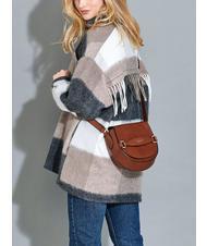 THE BRIDGE BETTINA Mini Bag a tracolla, in pelle Nero Oro - Borse Donna - 5