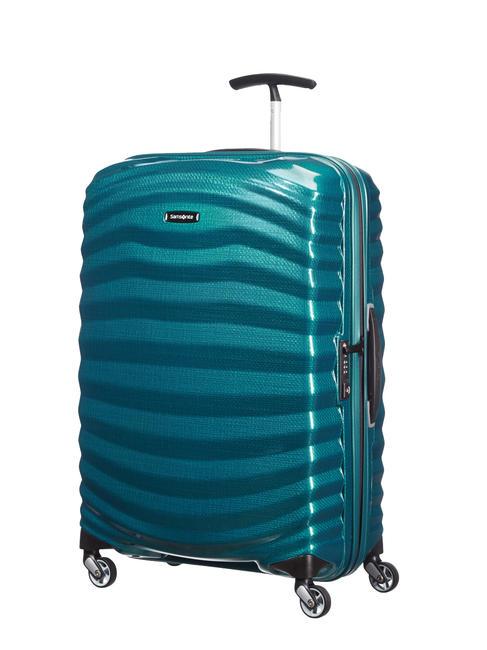 LITE-SHOCK Trolley extra-large, ultraleggero petrolblue - Trolley Rigidi
