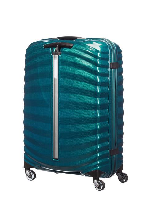 LITE-SHOCK Trolley extra-large, ultraleggero petrolblue - Trolley Rigidi
