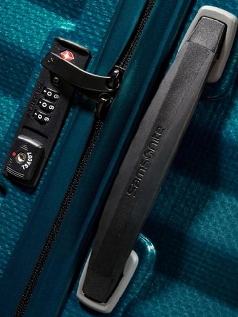 LITE-SHOCK Trolley extra-large, ultraleggero petrolblue - Trolley Rigidi