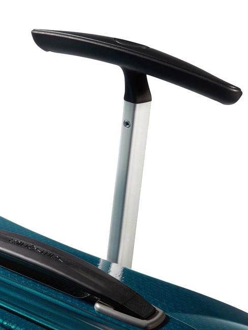 LITE-SHOCK Trolley misura media, ultraleggero petrolblue - Trolley Rigidi