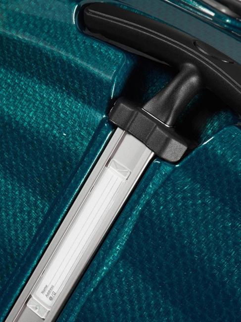 LITE-SHOCK Trolley misura media, ultraleggero petrolblue - Trolley Rigidi