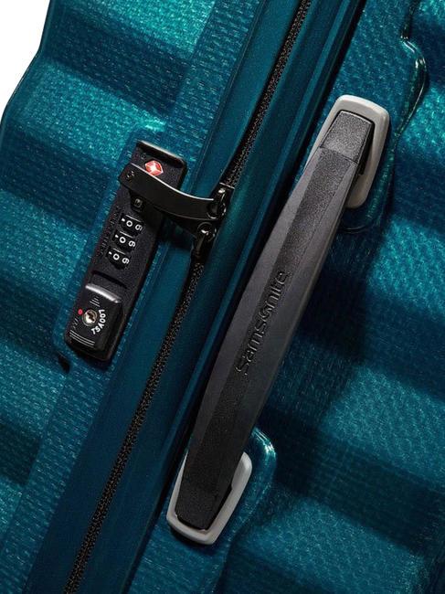 LITE-SHOCK Trolley misura media, ultraleggero petrolblue - Trolley Rigidi