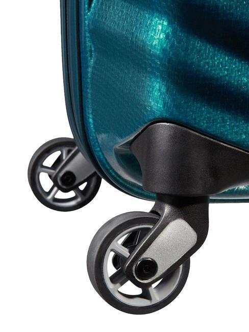 LITE-SHOCK Trolley misura media, ultraleggero petrolblue - Trolley Rigidi