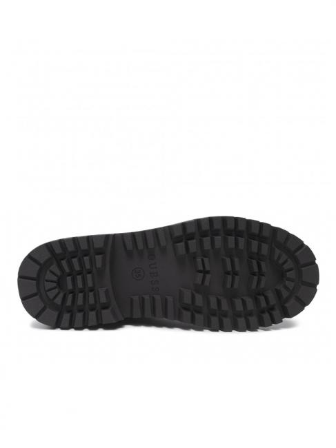 odysse stivaletto 3,7cm Quilted combat boots with chain NERO - Scarpe Donna