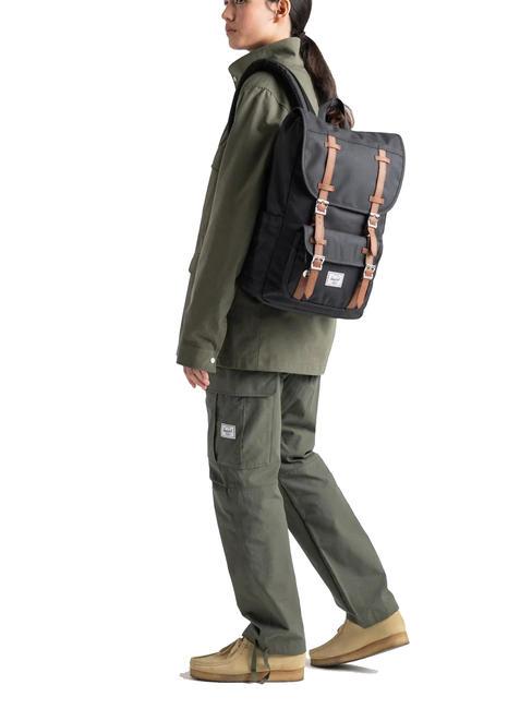 LITTLE AMERICA MID Zaino porta PC 15,6" black tonal - Zaini Scuola & Tempo Libero