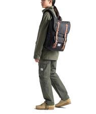 HERSCHEL LITTLE AMERICA MID Zaino porta PC 15,6" black tonal - Zaini Scuola & Tempo Libero - 4