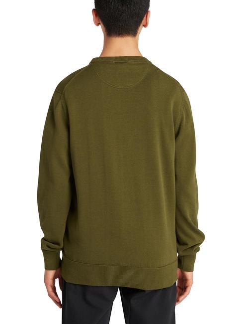 WILLIAMS RIVER Maglioncino girocollo darkoliv - Maglie Uomo