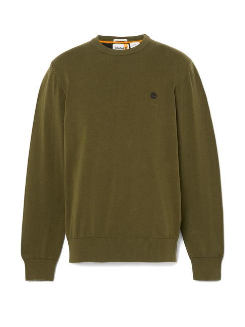 WILLIAMS RIVER Maglioncino girocollo darkoliv - Maglie Uomo