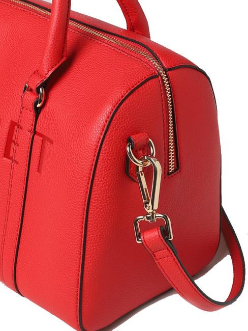 LOGO EMBOSSED Borsa bauletto con tracolla papavero - Borse Donna