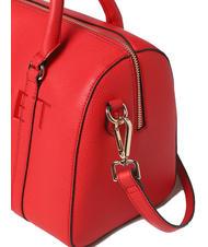 TWINSET LOGO EMBOSSED Borsa bauletto con tracolla papavero - Borse Donna - 3