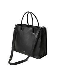 TWINSET LOGO EMBOSSED Borsa a mano con tracolla nero - Borse Donna - 3