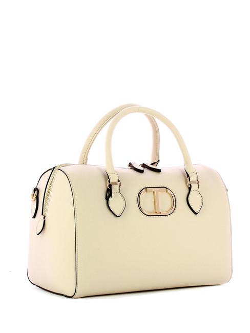 OVAL T Borsa bauletto con tracolla avorio - Borse Donna