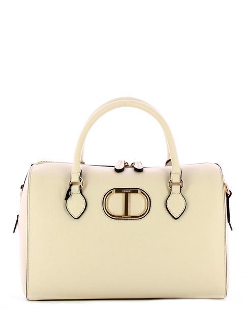 OVAL T Borsa bauletto con tracolla avorio - Borse Donna