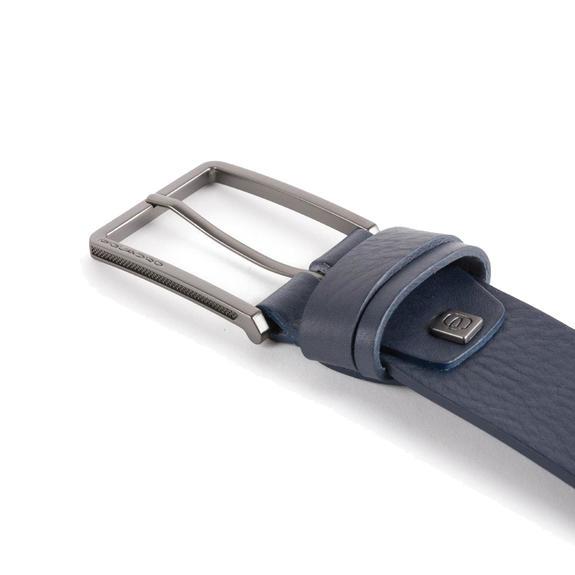81 Cintura in pelle Made in Italy blu - Cinture