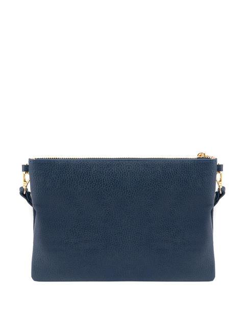 CLAUDIA Pochette con tracolla pelle dollaro blu notte - Borse Donna