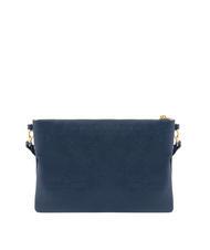 LESAC CLAUDIA Pochette con tracolla pelle dollaro blu notte - Borse Donna - 3