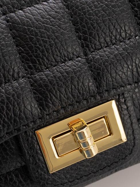 GIULIA Borsa tracolla catena in pelle dollaro  nero - Borse Donna