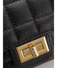 LESAC GIULIA Borsa tracolla catena in pelle dollaro  nero - Borse Donna - 5